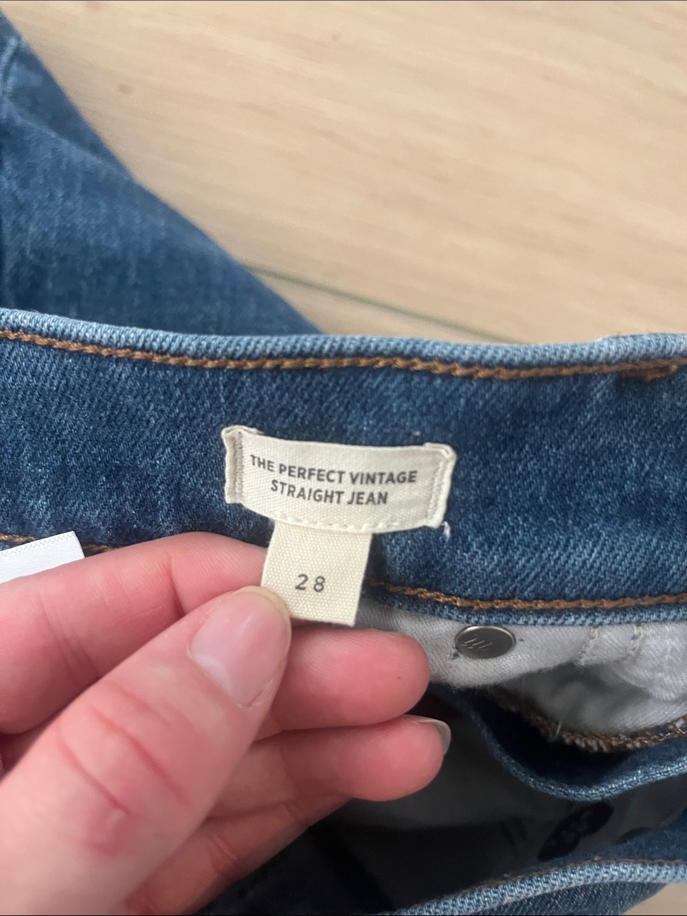 Madewell High-Rise Perfect Vintage Straight Leg Jeans size 28 - Picture 4 of 8
